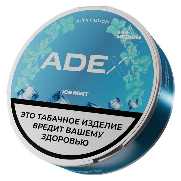 Табак жевательный ADEX MEDIUM MINI - Ice Mint (Ледяная Мята) купить в Тюмени