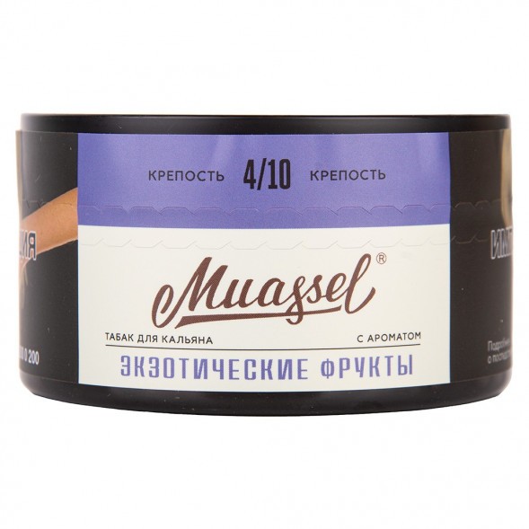 Табак Muassel Medium - Экзотические Фрукты (200 грамм) купить в Тюмени