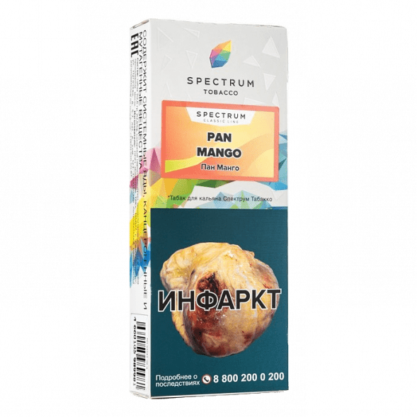 Табак Spectrum - Pan Mango (Пан Манго, 100 грамм) купить в Тюмени