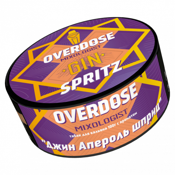 Табак Overdose - Gin Spritz (Джин Апероль Шприц, 100 грамм) купить в Тюмени