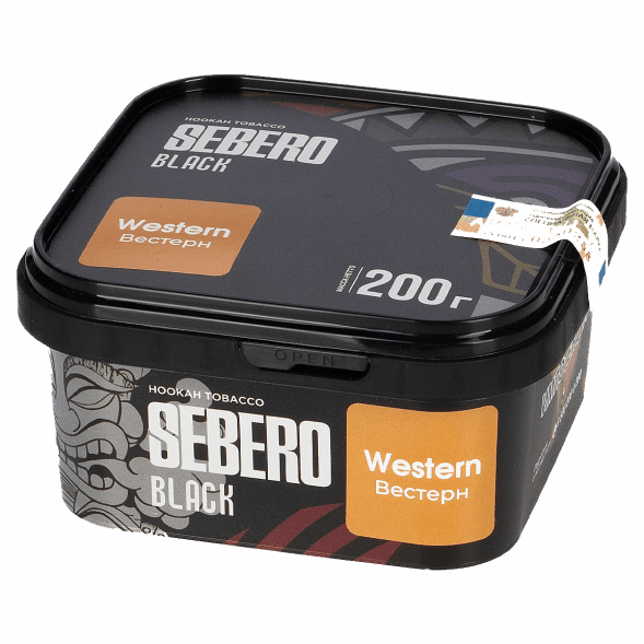Табак Sebero Black - Western (Вестерн, 200 грамм) купить в Тюмени