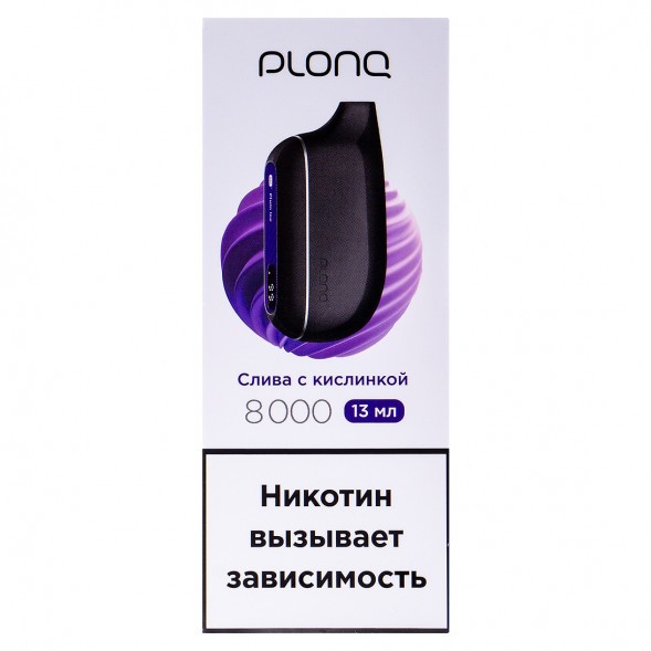 PLONQ MAX SMART - Слива с Кислинкой (8000 затяжек) купить в Тюмени