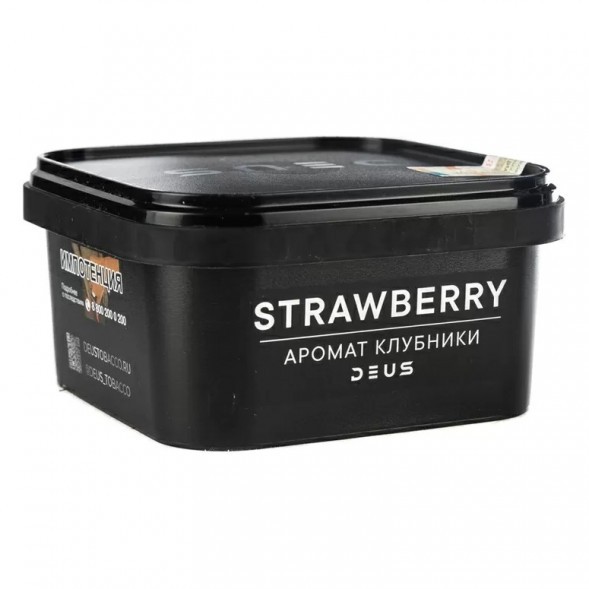 Табак Deus - Strawberry (Клубника, 250 грамм) купить в Тюмени