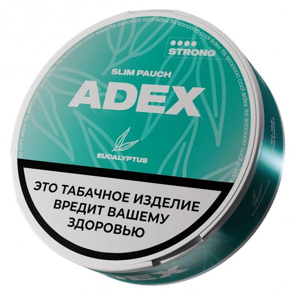 Табак жевательный ADEX STRONG SLIM - Eucalyptus (Эвкалипт) купить в Тюмени