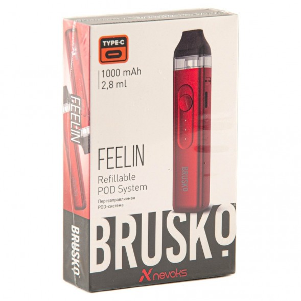 Электронная сигарета Brusko - Feelin (Красный) купить в Тюмени