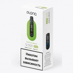PLONQ ULTRA - Зелёное Яблоко (12000 затяжек)