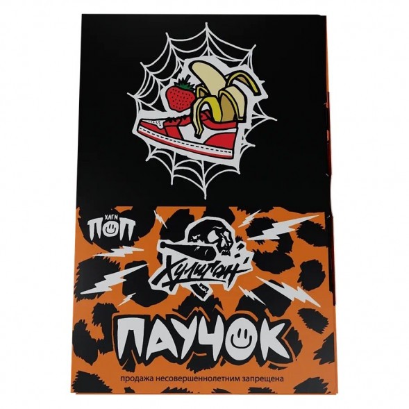Табак Хулиган - Паучок (Банановая Клубника, 25 грамм) купить в Тюмени