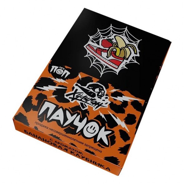 Табак Хулиган - Паучок (Банановая Клубника, 25 грамм) купить в Тюмени