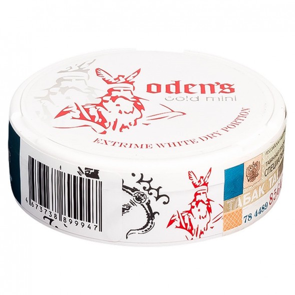 Табак жевательный ODENS - Cold Extreme White Dry Mini (9 грамм, Швеция) купить в Тюмени