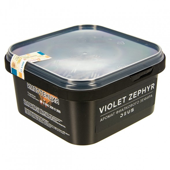Табак Deus - Violet Zephyr (Фиалковый Зефир, 250 грамм) купить в Тюмени
