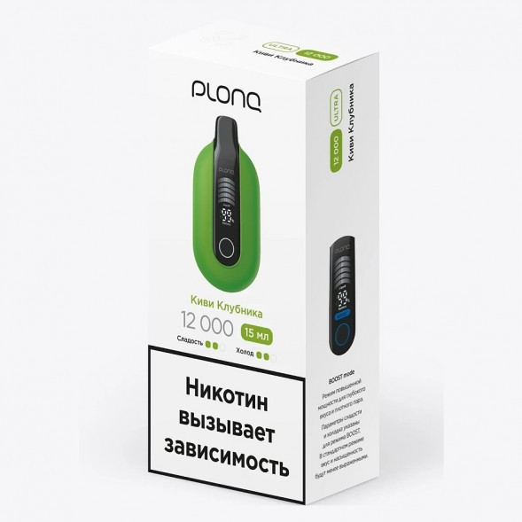 PLONQ ULTRA - Киви Клубника (12000 затяжек) купить в Тюмени