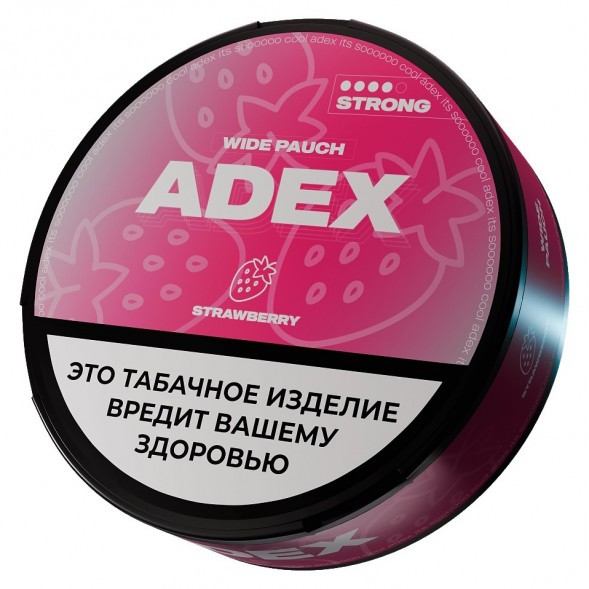 Табак жевательный ADEX STRONG WIDE - Strawberry (Клубника) купить в Тюмени