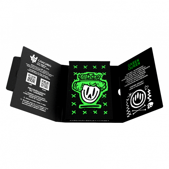 Табак Хулиган - Green Queen (Мятный Чай с Мёдом, 25 грамм) купить в Тюмени