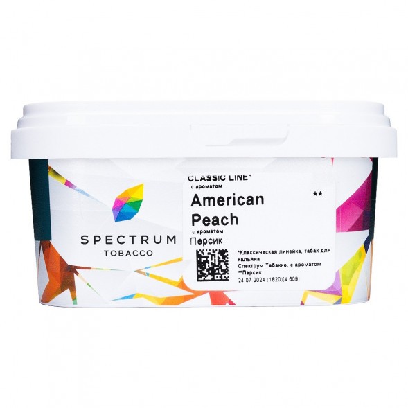 Табак Spectrum - American Peach (Персик, 200 грамм) купить в Тюмени