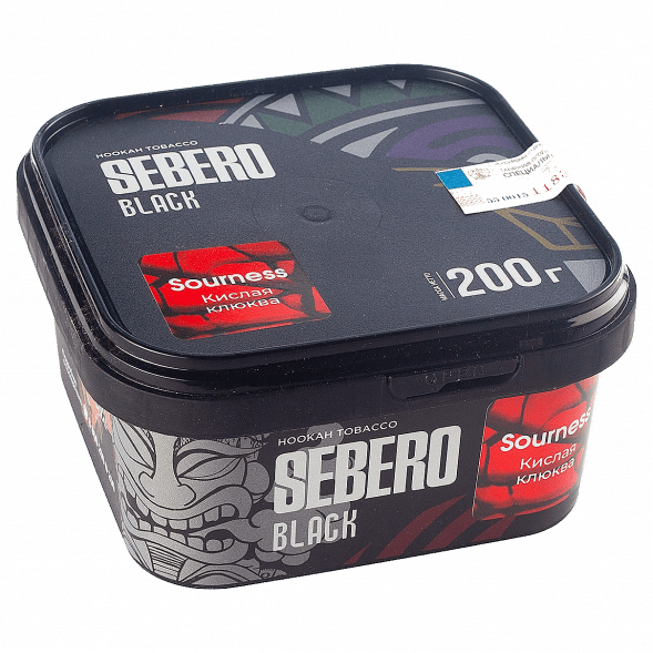 Табак Sebero Black - Sourness (Кислая Клюква, 200 грамм) купить в Тюмени