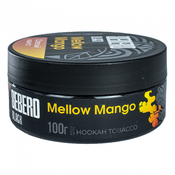Табак Sebero Black - Mellow Mango (Спелый Манго, 100 грамм) купить в Тюмени