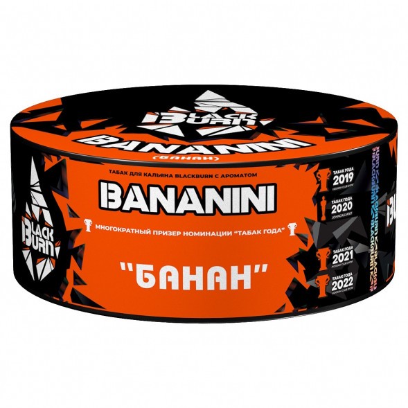 Табак BlackBurn - Bananini (Банан, 100 грамм) купить в Тюмени