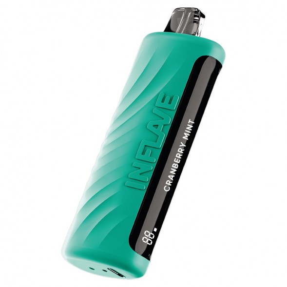 INFLAVE OMEGA - Клюква Мята (Cranberry Mint, 10000 затяжек) купить в Тюмени