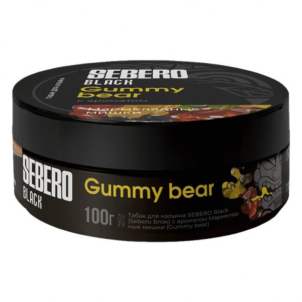 Табак Sebero Black - Gummy Bear (Мармеладные Мишки, 100 грамм) купить в Тюмени