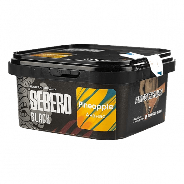 Табак Sebero Black - Pineapple (Ананас, 200 грамм) купить в Тюмени