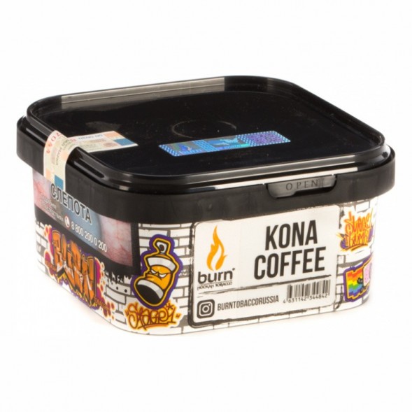 Табак Burn - Kona Coffee (Кона Кофе, 200 грамм) купить в Тюмени