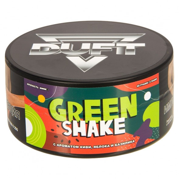 Табак Duft - Green Shake (Киви Яблоко Базилик, 80 грамм) купить в Тюмени
