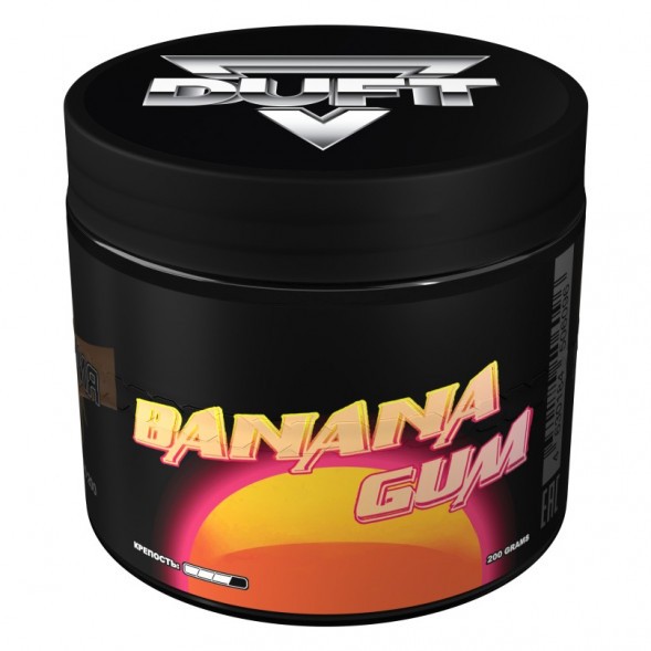Табак Duft - Banana Gum (Банановая Жвачка, 200 грамм) купить в Тюмени