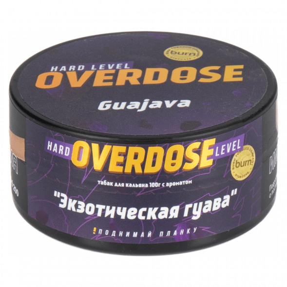 Табак Overdose - Guajava (Экзотическая Гуава, 100 грамм) купить в Тюмени