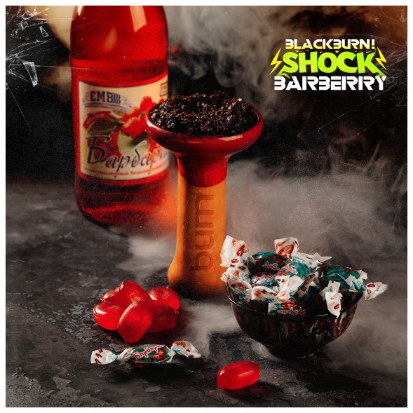 Табак BlackBurn - Barberry Shock (Кислый Барбарис, 100 грамм) купить в Тюмени
