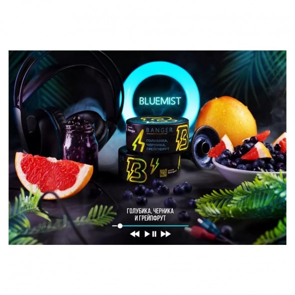 Табак Banger - Bluemist (Голубика, Черника, Грейпфрут, 100 грамм) купить в Тюмени