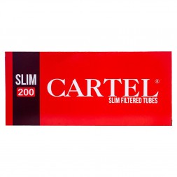 Гильзы сигаретные Cartel - Slim Red 84x17мм (200 штук)