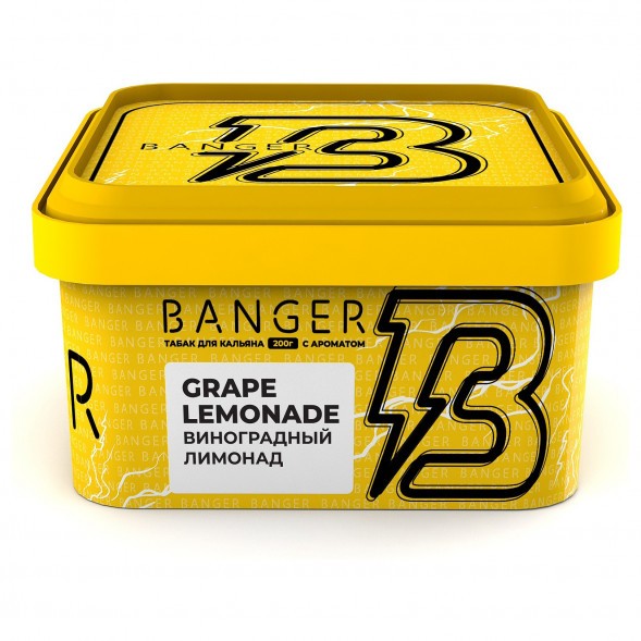 Табак Banger - Grape Lemonade (Виноградный Лимонад, 200 грамм) купить в Тюмени