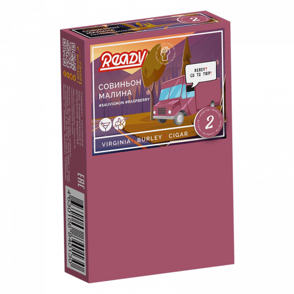 Табак Ready - Wine Trip (Smoky Trip №2) (Белое Вино Совиньон Блан, Малина, 25 грамм) купить в Тюмени