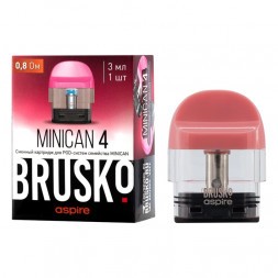 Сменный картридж Brusko - Minican 4 (0.8 Ом, Розовый)