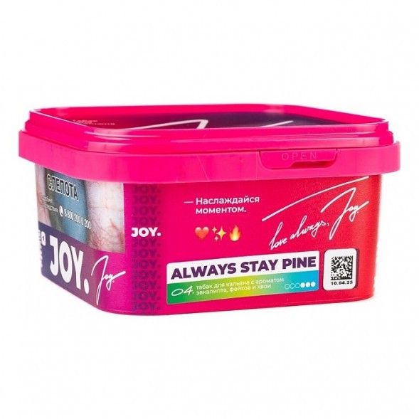 Табак Joy - Always Stay Pine (Эвкалипт, Фейхоа и Хвоя, 200 грамм) купить в Тюмени