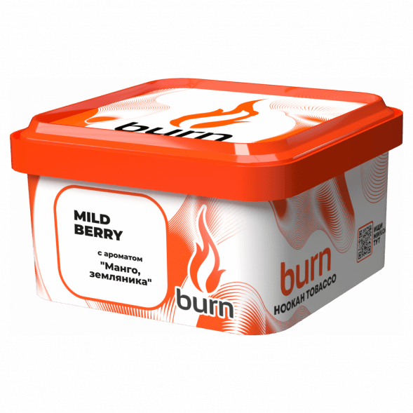 Табак Burn - Mild Berry (Манго - Земляника, 200 грамм) купить в Тюмени