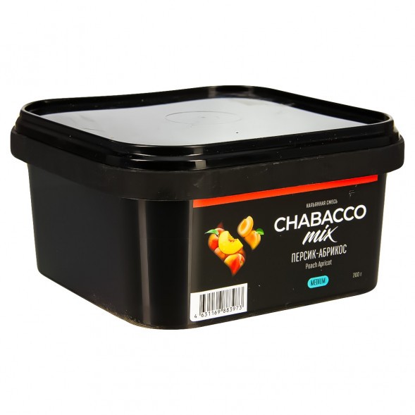 Смесь Chabacco MIX MEDIUM - Peach Apricot (Персик - Абрикос, 200 грамм) купить в Тюмени