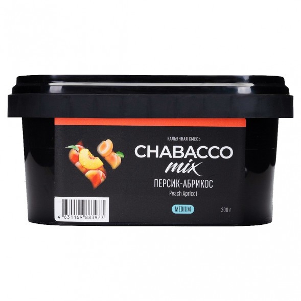 Смесь Chabacco MIX MEDIUM - Peach Apricot (Персик - Абрикос, 200 грамм) купить в Тюмени