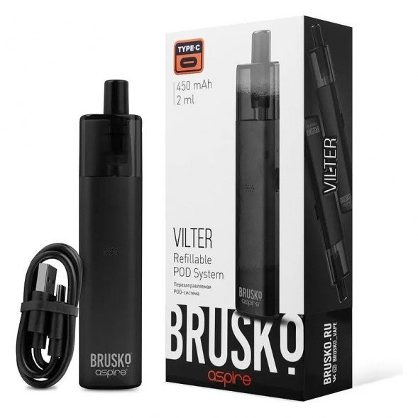 Электронная сигарета Brusko - Vilter (Чёрный) купить в Тюмени