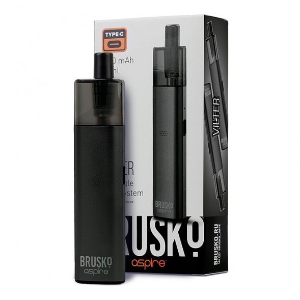 Электронная сигарета Brusko - Vilter (Чёрный) купить в Тюмени