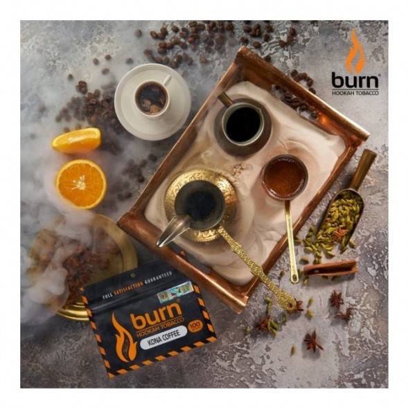 Табак Burn - Kona Coffee (Кона Кофе, 100 грамм) купить в Тюмени