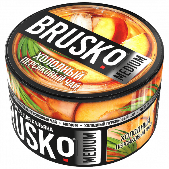 Смесь Brusko Medium - Холодный Персиковый Чай (250 грамм) купить в Тюмени