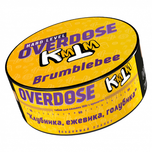Табак Overdose - Brumblebee (Клубника, Ежевика, Голубика, 100 грамм) купить в Тюмени