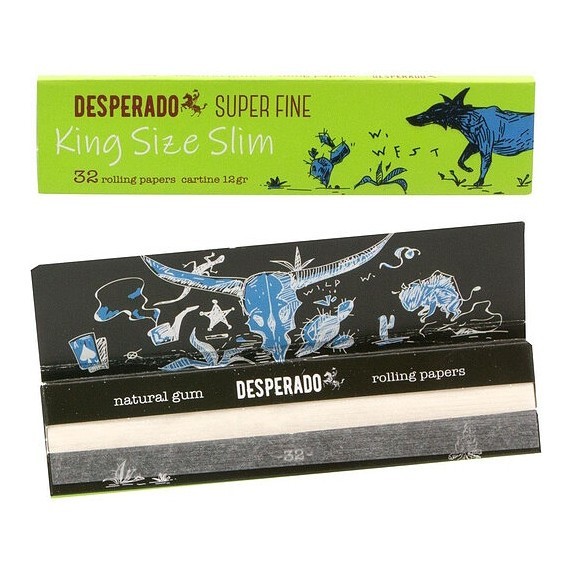 Бумага для самокруток Desperado - Super Fine King Size Slim (32 штук) купить в Тюмени