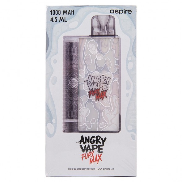 Электронная сигарета Brusko - Angry Vape Fury Max (Белый) купить в Тюмени