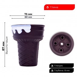 Чаша Gelato Cioccolato White