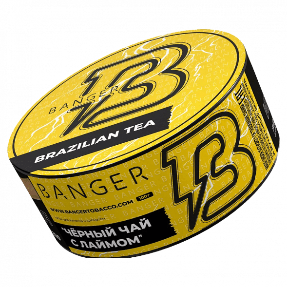 Табак Banger - Brazilian Tea (Чёрный Чай с Лаймом, 100 грамм) купить в Тюмени