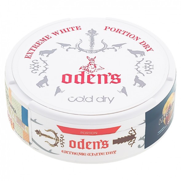 Табак жевательный ODENS - Cold Extreme White Dry (13 грамм, Швеция) купить в Тюмени