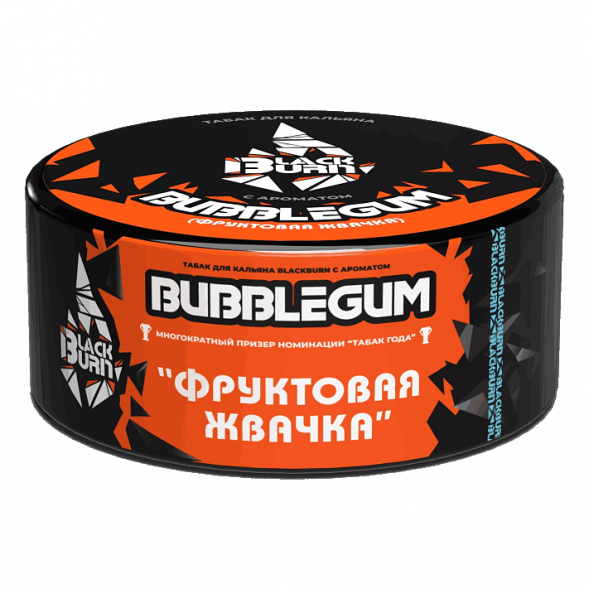 Табак BlackBurn - Bubble Gum (Фруктовая Жвачка, 100 грамм) купить в Тюмени