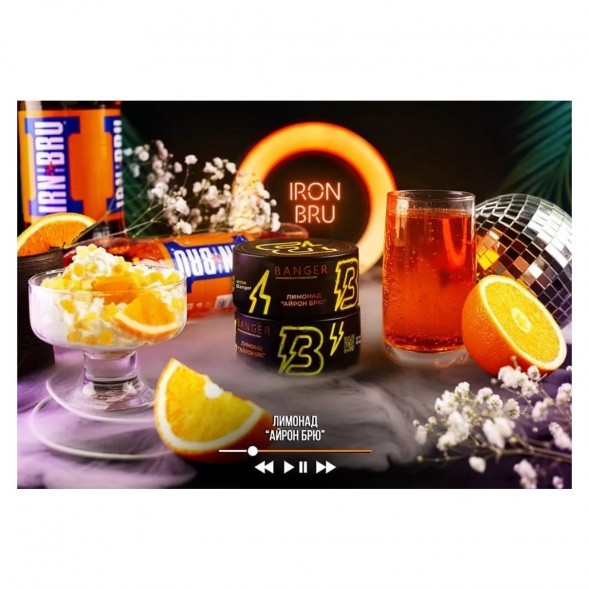 Табак Banger - Iron Bru (Лимонад Айрон Брю, 100 грамм) купить в Тюмени